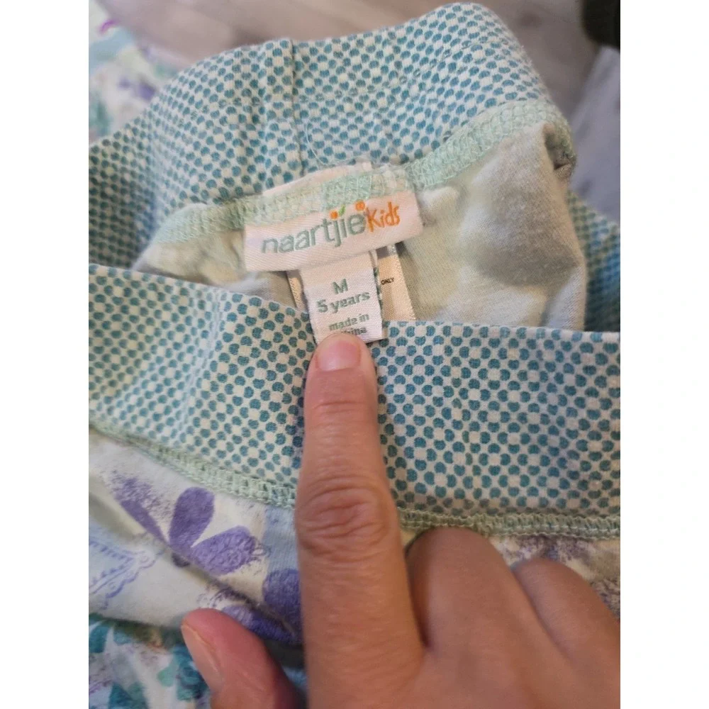 Naartjie Floral Girls Dress (L‎ 6)  And Short (M 5) Set  SEE SIZING